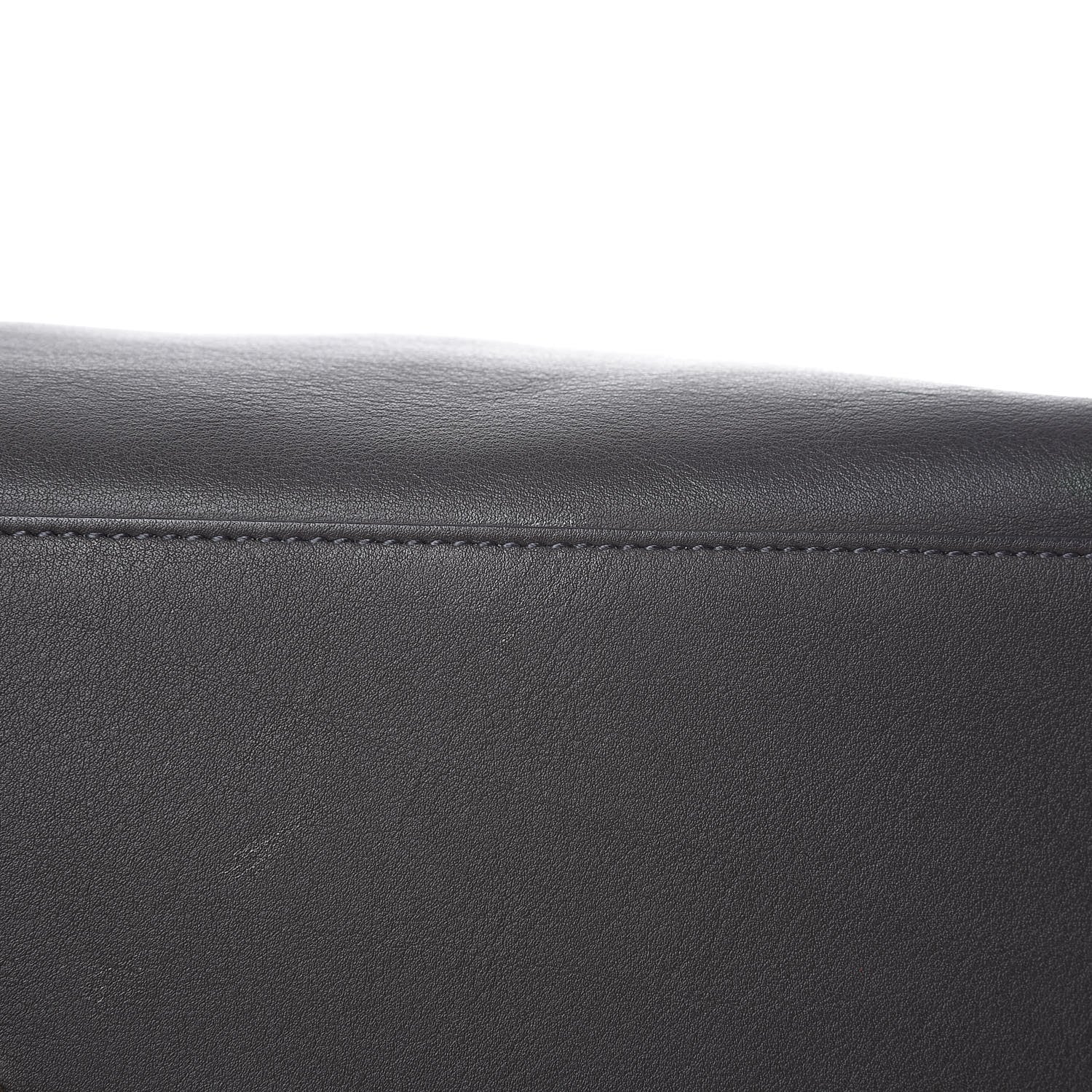 Saint Laurent Calfskin Medium Monogram Cabas Grey 10 of 13