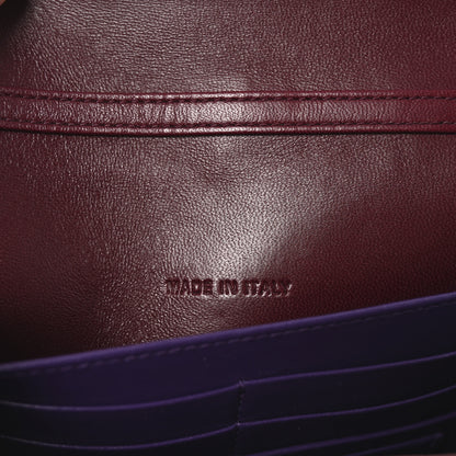 Christian Dior Lambskin Cannage Miss Dior Promenade Pouch Plum 7 of 11