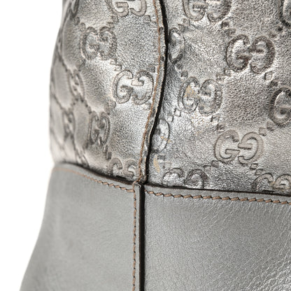 Gucci Guccissima Large Tote Silver 17 of 21