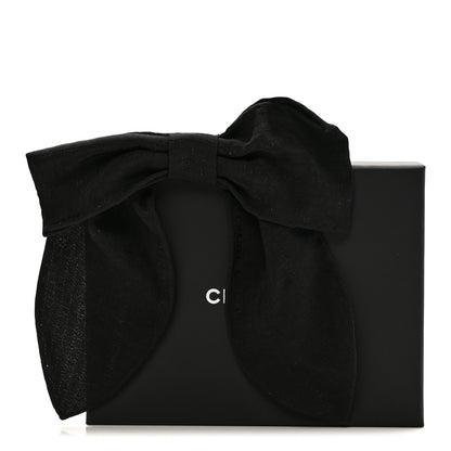 Chanel Silk Bow Hair Clip Black 6 of 6