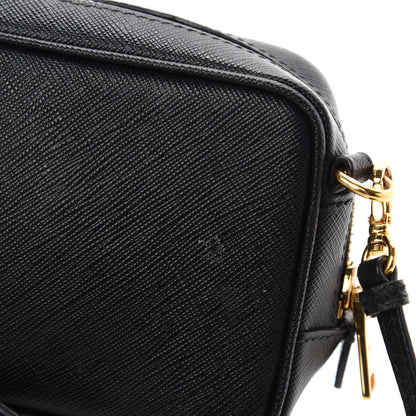 Prada Saffiano Mini Camera Crossbody Bag Black 8 of 14
