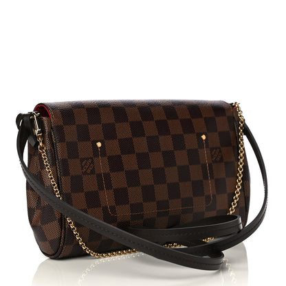 Louis Vuitton Damier Ebene Favorite MM 3 of 9