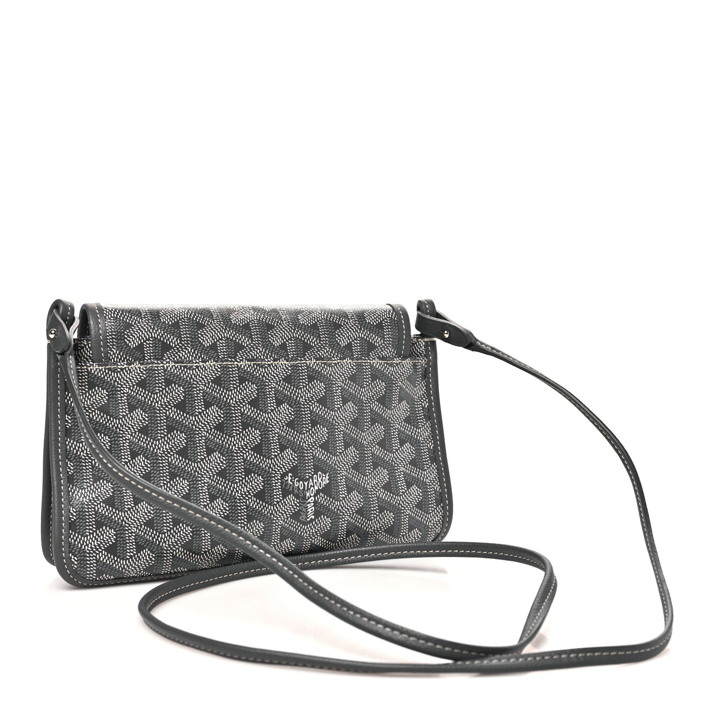 Goyardine Plumet Wallet Clutch Grey