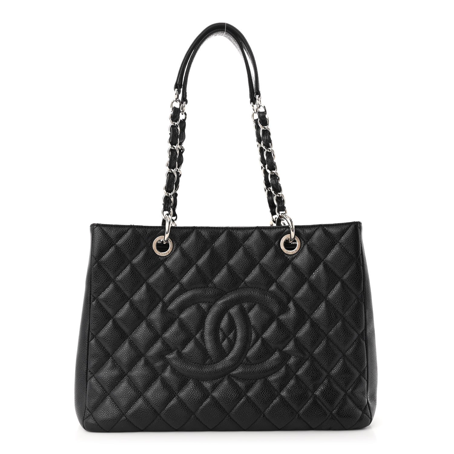 Chanel Caviar Quilted Grand Shopping Tote GST Black 1 of 10