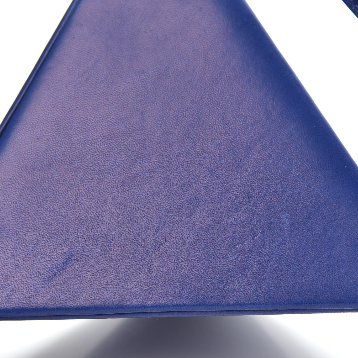 Saint Laurent Lambskin Pyramid Clutch Blue 7 of 10