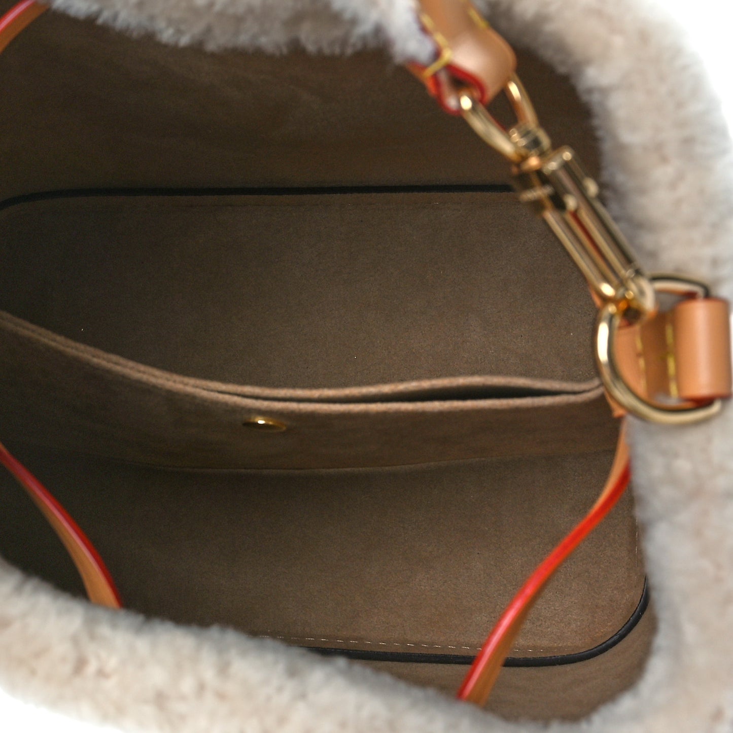 Monogram Shearling Cozygram Neonoe BB
