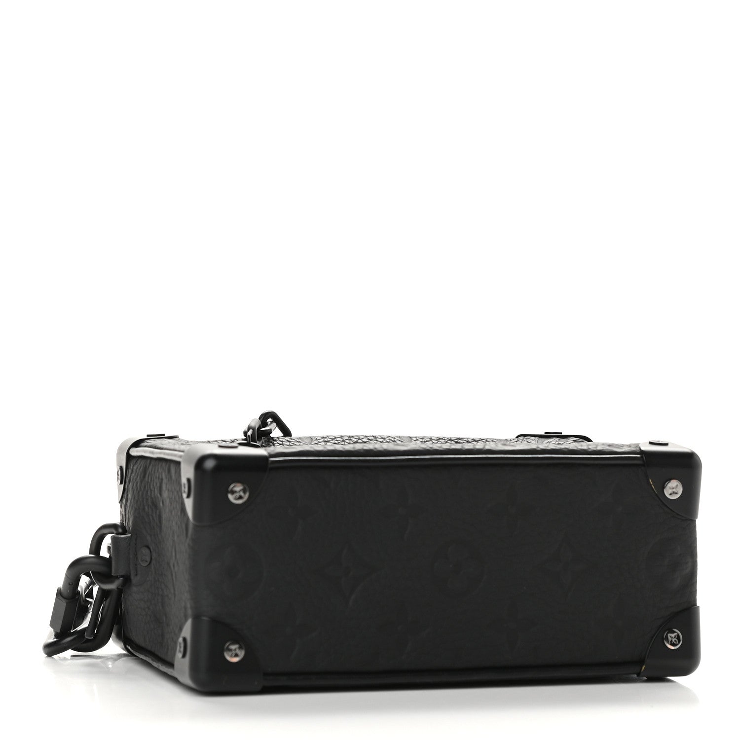 Louis Vuitton Taurillon Monogram Mini Soft Trunk Black 4 of 10