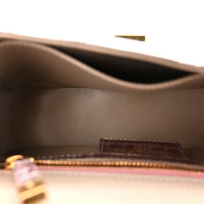 Christian Dior Metallic Alligator Small Caro Bag Multicolor 5 of 11