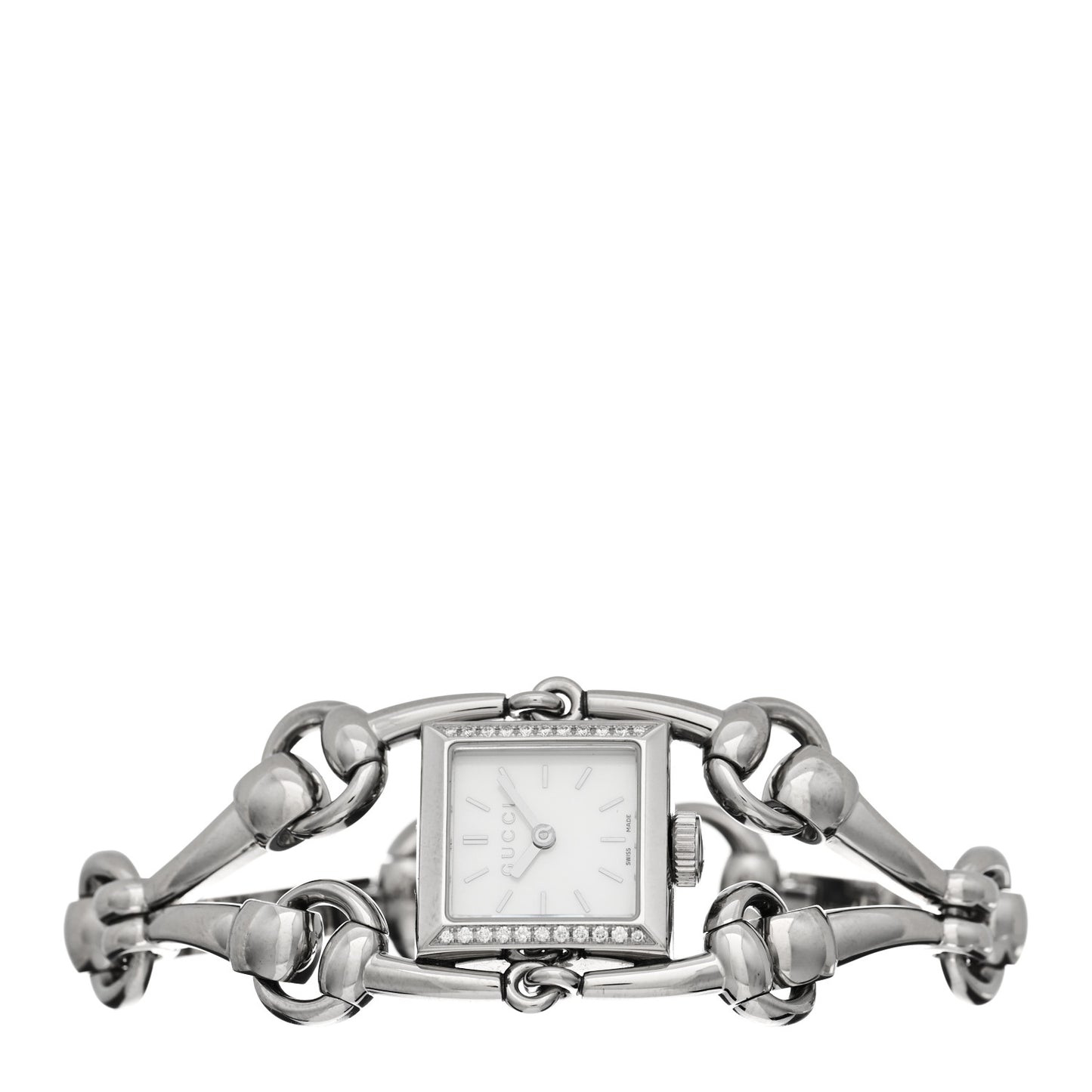 Stainless Steel Diamond Bezel Mother of Pearl 20mm Signoria Quartz Watch