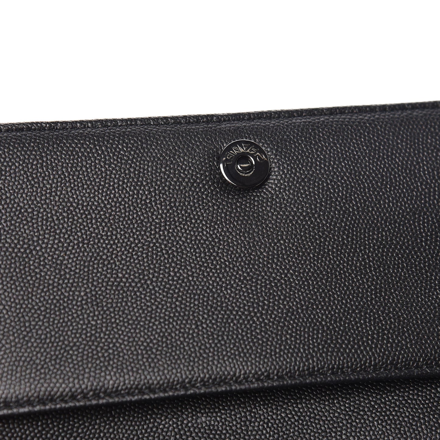 Caviar Quilted Boy Wallet On Chain WOC So Black