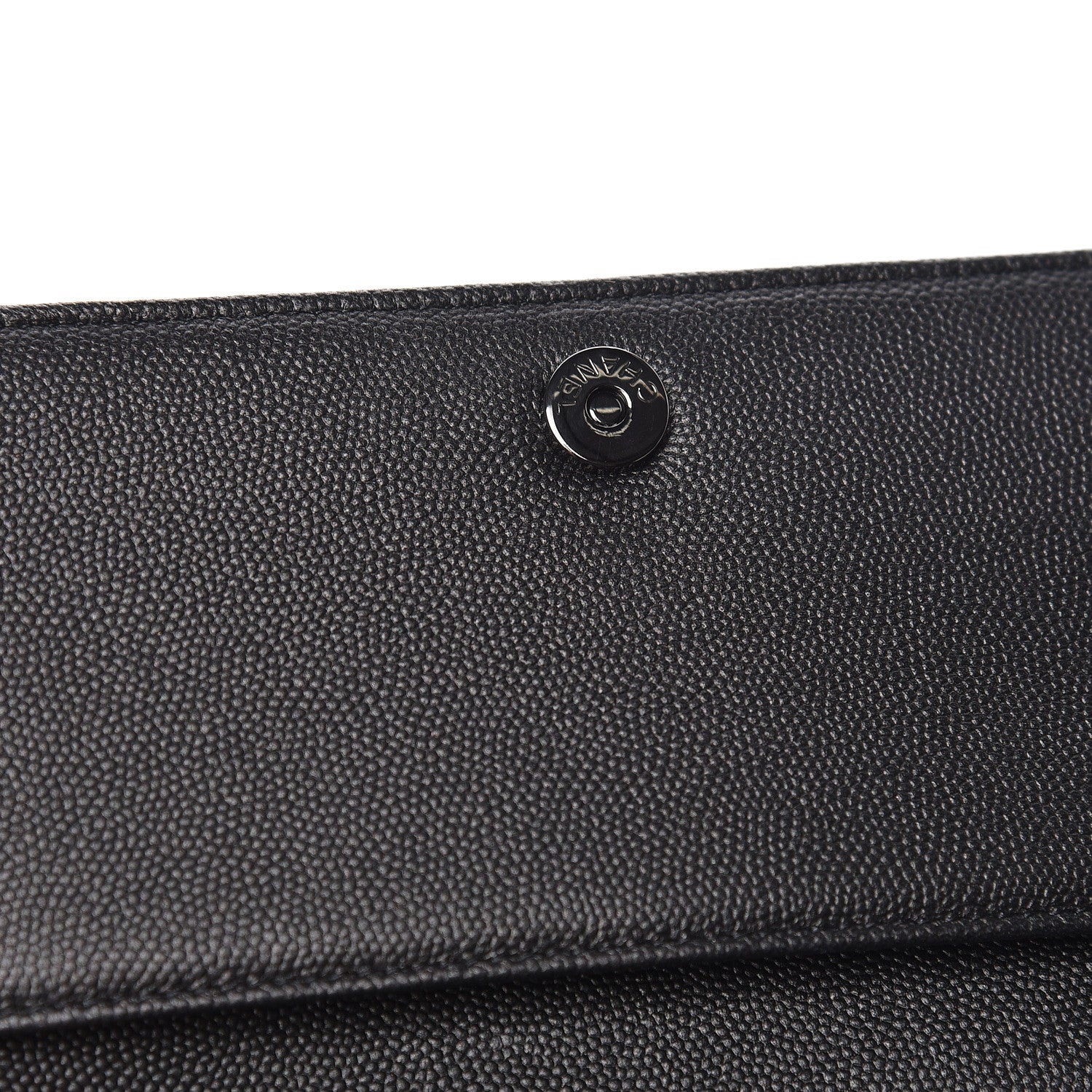Chanel Caviar Quilted Boy Wallet On Chain WOC So Black 12 of 14
