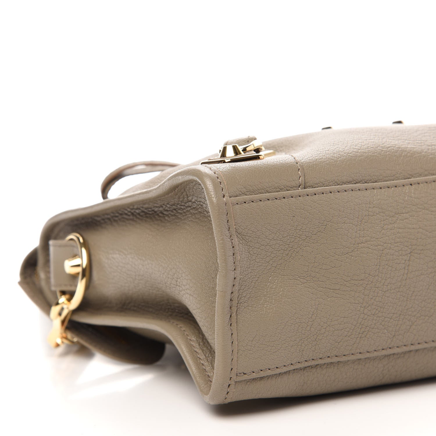 Balenciaga Chevre Gold Metallic Edge Hardware S City Gris Taupe 7 of 13