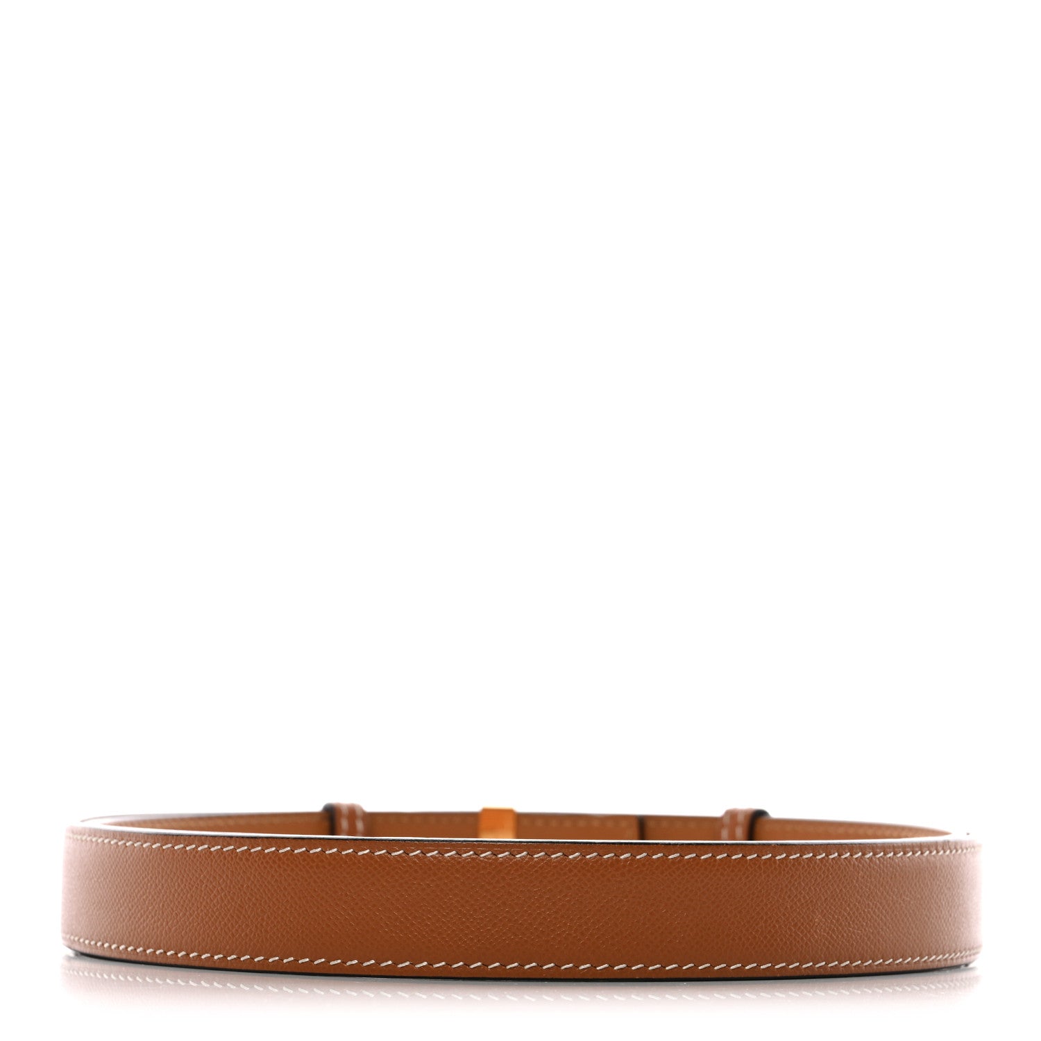 Hermes Madame Calfskin 24mm Collier De Chien Belt Gold 2 of 6