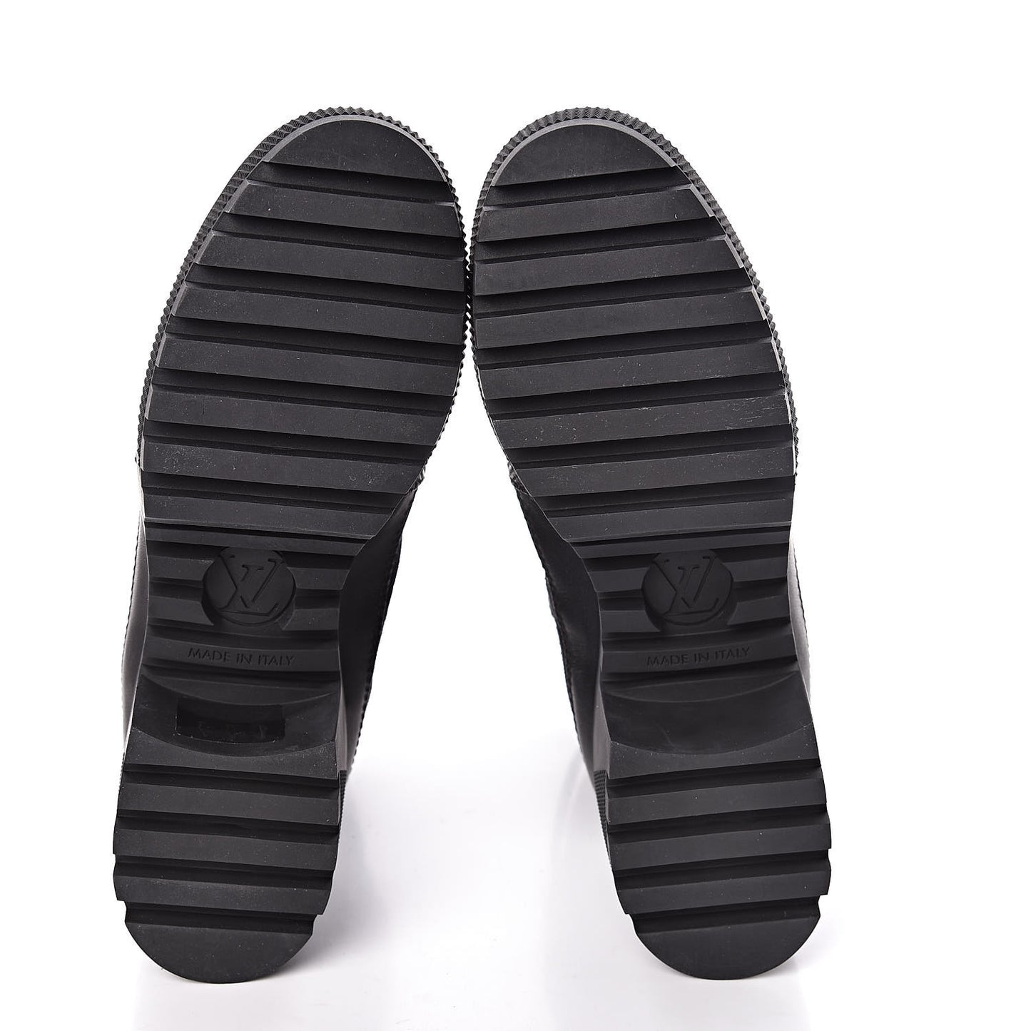 Suede Calfskin Laureate Platform Desert Boots 35 Black
