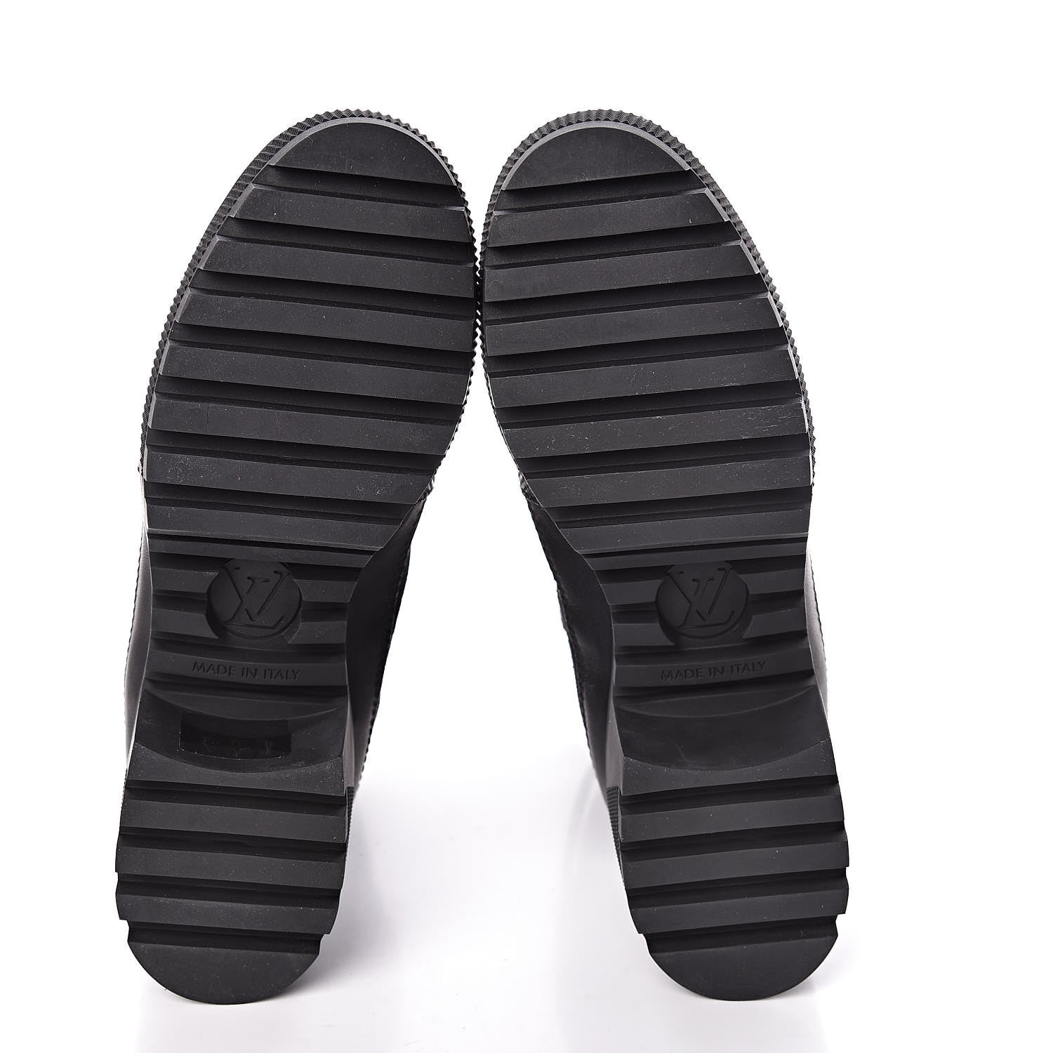 Louis Vuitton Suede Calfskin Laureate Platform Desert Boots 35 Black 6 of 8
