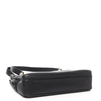 Chanel Caviar Flap Shoulder Bag Black 4 of 15