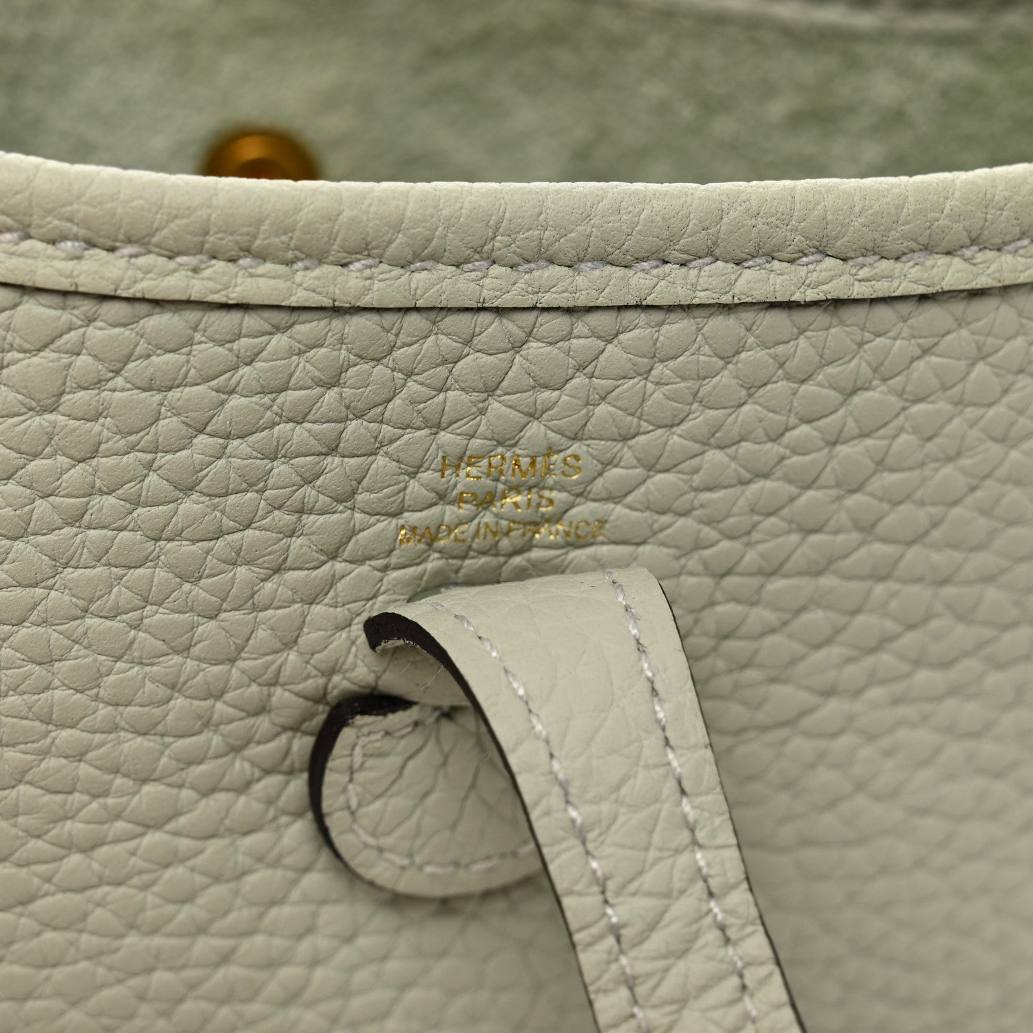 Hermes Taurillon Clemence Amazone Evelyne TPM Gris Neve 6 of 9