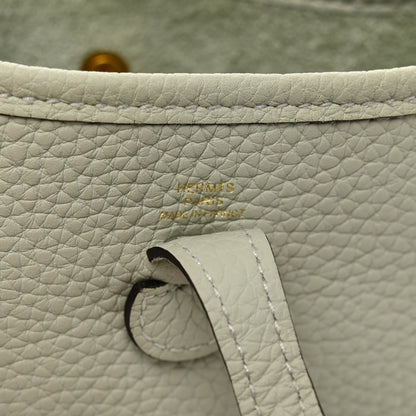 Hermes Taurillon Clemence Amazone Evelyne TPM Gris Neve 6 of 9