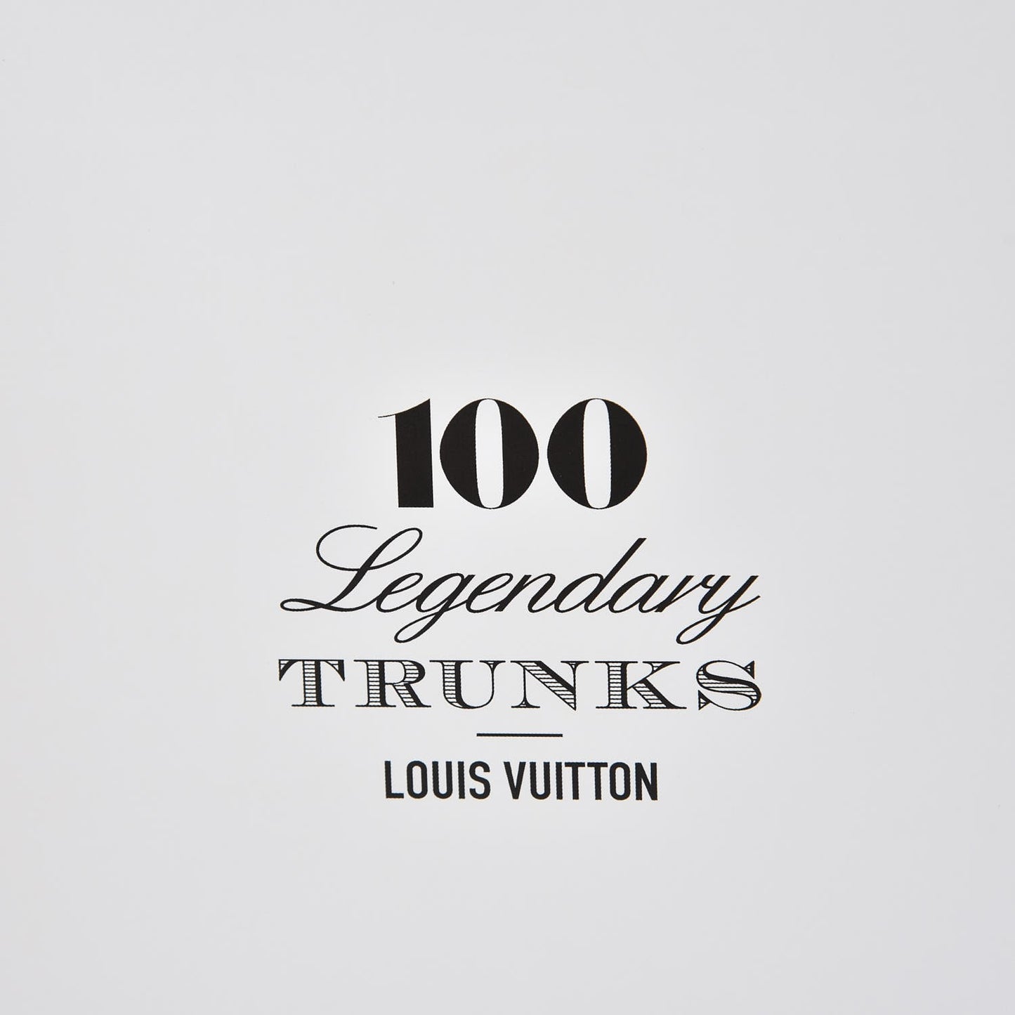 100 LEGENDARY TRUNKS Book