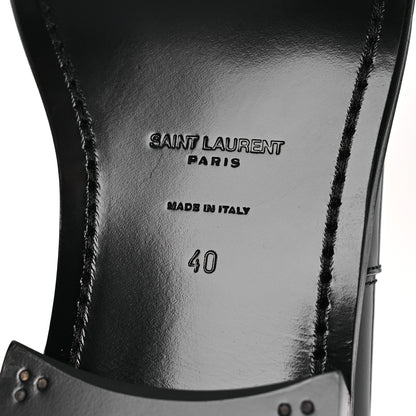 Saint Laurent Vitello Ruinart Hunt 25 Boots 40 Black 8 of 13