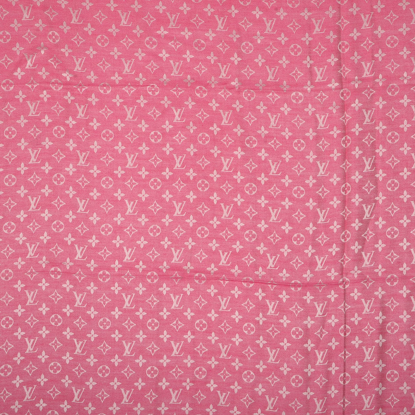 Monogram Denim Shawl Pivoine