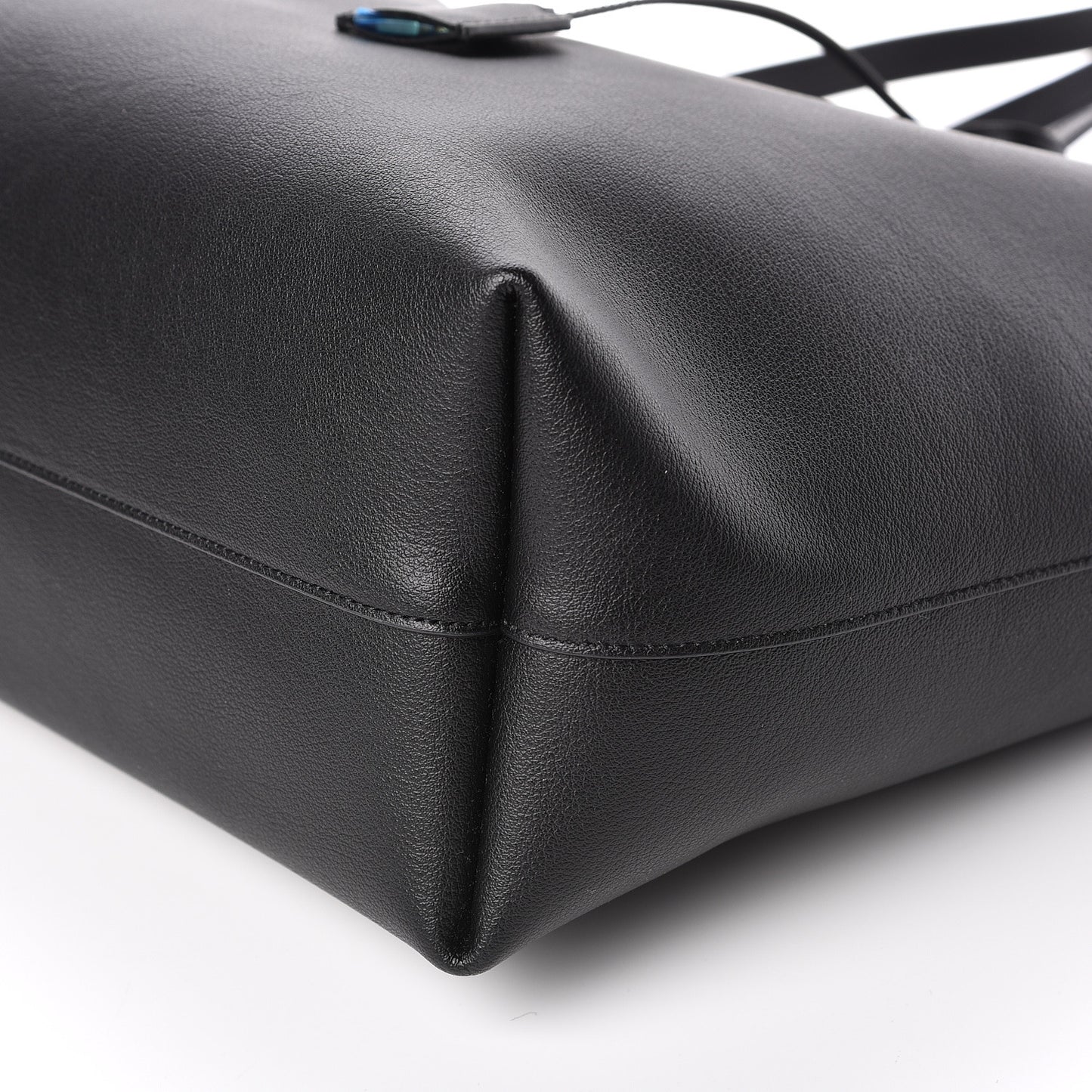 Calfskin Large Shopping Tote Black