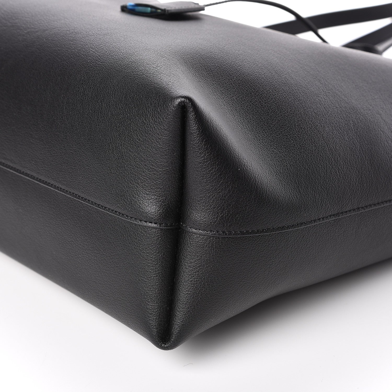 Saint Laurent Calfskin Large Shopping Tote Black 10 of 11