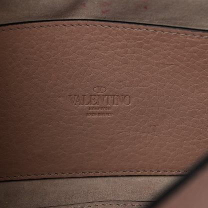 Valentino Garavani Pebbled Calfskin Medium Rockstud Flip Lock Crossbody Bag Poudre 6 of 12
