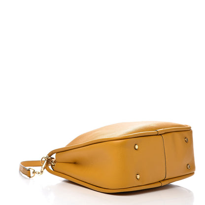 Mulberry Small Classic Grain Calfskin Leighton Deep Amber 4 of 9