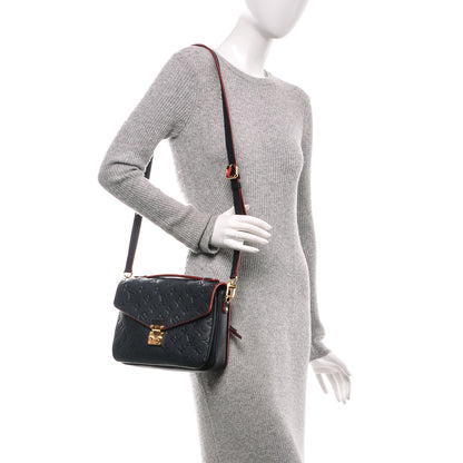 Louis Vuitton Empreinte Pochette Metis Marine Rouge 2 of 7