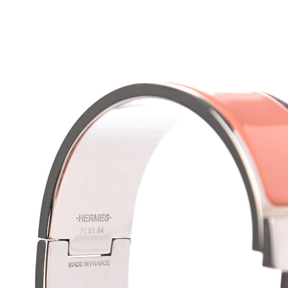 Hermes Enamel Wide Clic Clac H Bracelet PM Mango 4 of 4