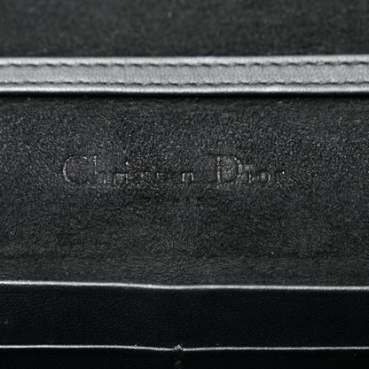 Christian Dior Ultra Matte Calfskin Saddle Chain Pouch Black 6 of 10
