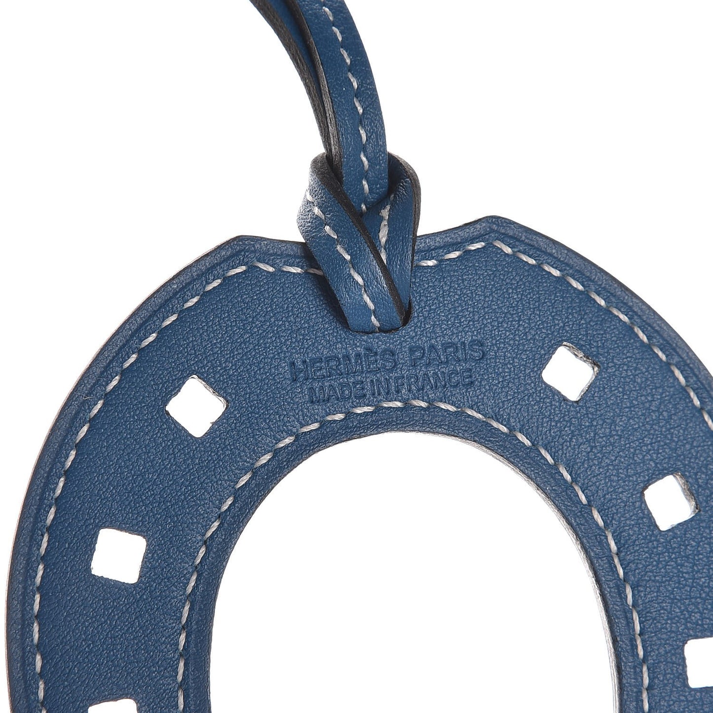 Swift Paddock Horseshoe Bag Charm Bleu Cobalt