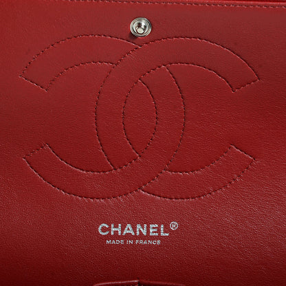 Chanel Caviar Quilted Jumbo Double Flap Red 7 of 9