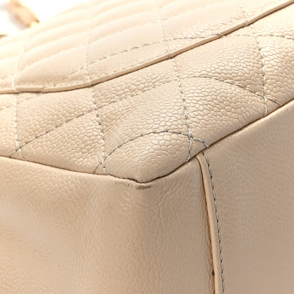 Chanel Caviar Quilted Grand Shopping Tote GST Beige Clair 10 of 12