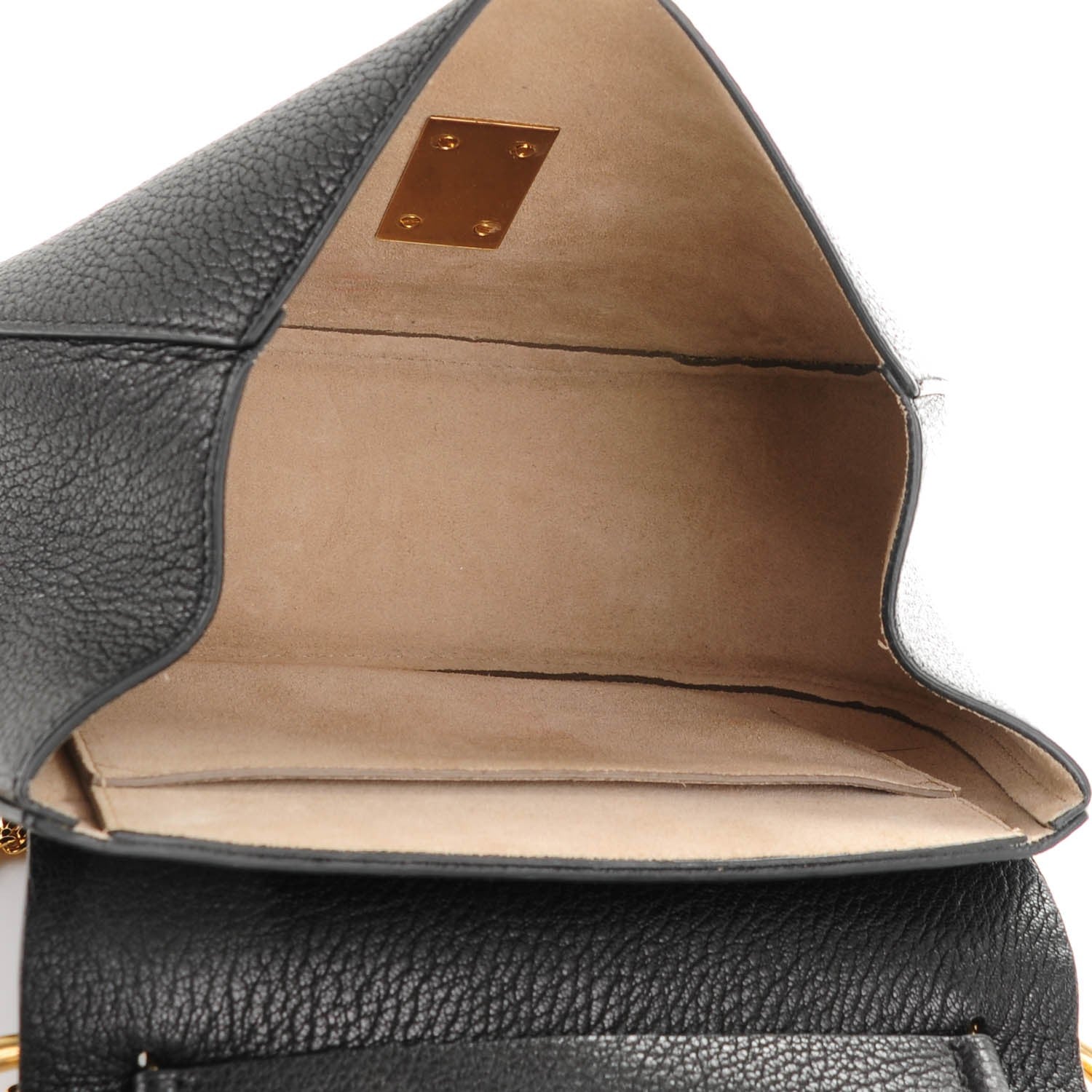 Chloe Grained Lambskin Drew Shoulder Bag Black 6 of 8