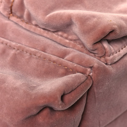 Burberry Velvet Large Rucksack Backpack Ash Pink 9 of 16