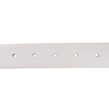 Valentino Garavani Glossy Calfskin VLogo Reversible 40mm Belt 90 36 White Rouge Pur 5 of 7