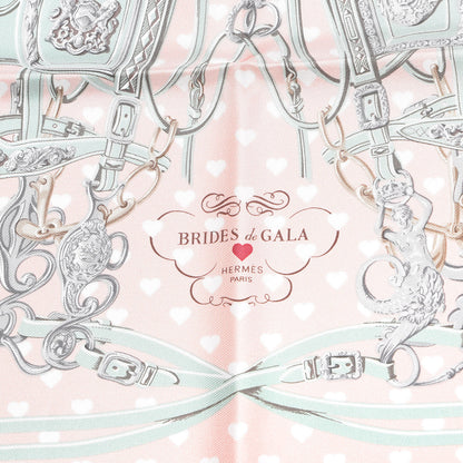 Hermes Silk Brides De Gala Love Pocket Square Black 3 of 4