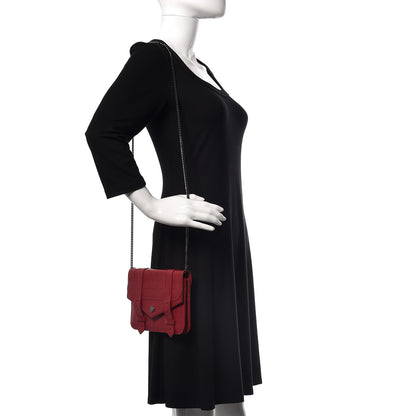 Proenza Schouler Lambskin PS1 Large Chain Wallet Red 2 of 9