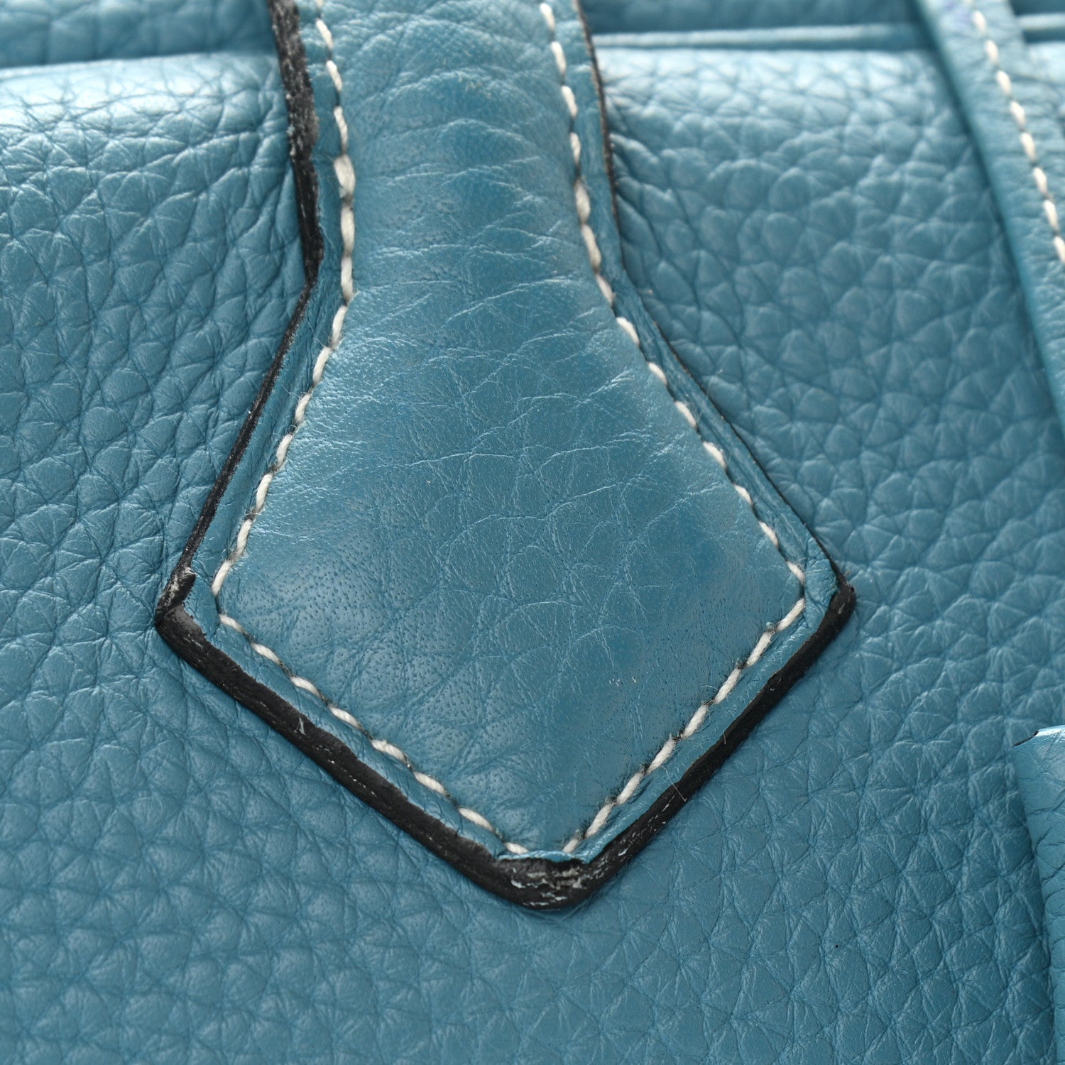 Hermes Taurillon Clemence Victoria II 35 Blue Jean 15 of 18