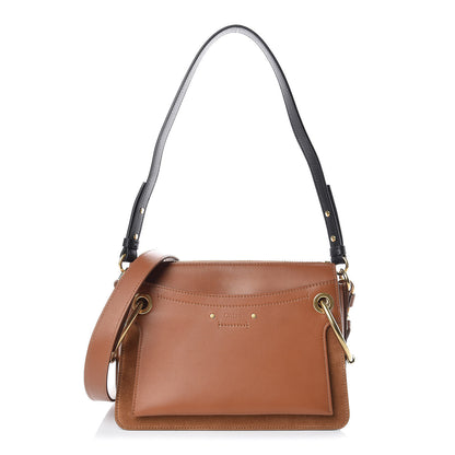 Chloe Calfskin Suede Small Roy Bag Caramel 1 of 10