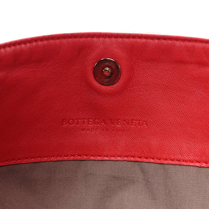 Bottega Veneta Nappa Intrecciato Patchwork Hobo Red 6 of 9