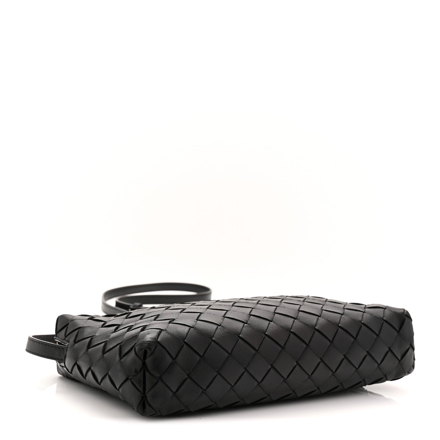 Nappa Intrecciato Crossbody Black