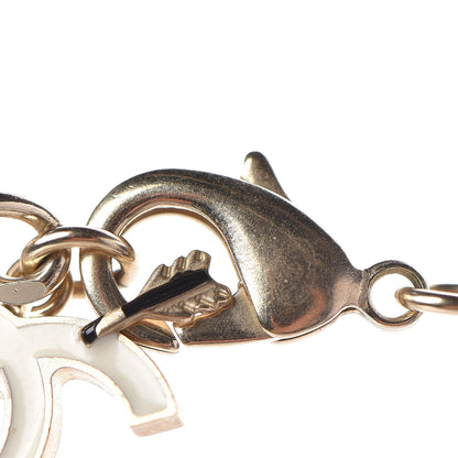 Chanel Enamel Charm CC Long Necklace Gold 4 of 4