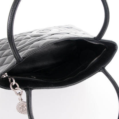 Chanel Caviar Quilted Medallion Tote Black 5 of 7