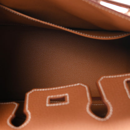 Hermes Togo Birkin 25 Gold 5 of 10