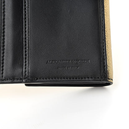 Alexander McQueen Metallic Calfskin Skull Continental Wallet Antique Gold 7 of 10