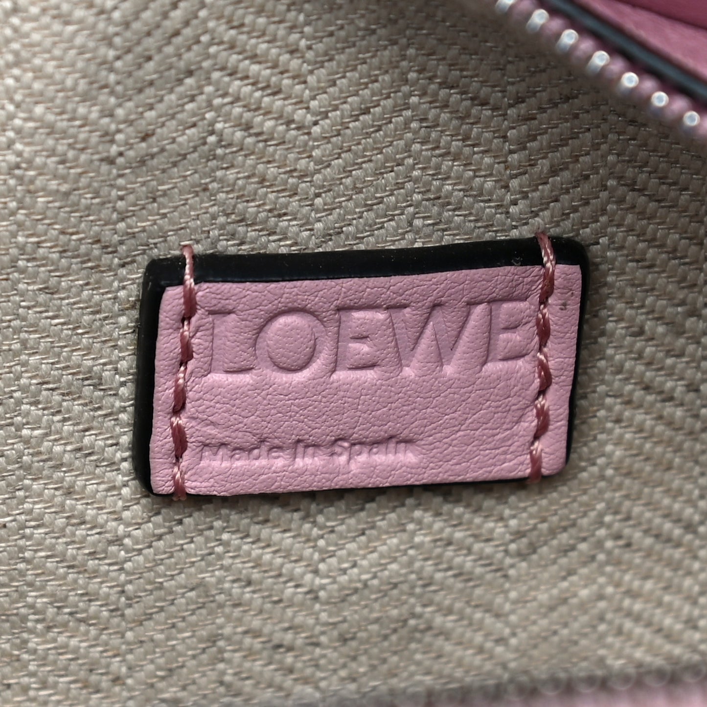 Calfskin Mini Puzzle Bag Pastel Pink