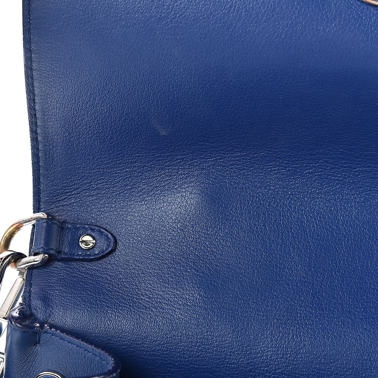 Christian Dior Smooth Calfskin Small Tri-Color Be Dior Flap Blue Celeste Deep Green 18 of 23
